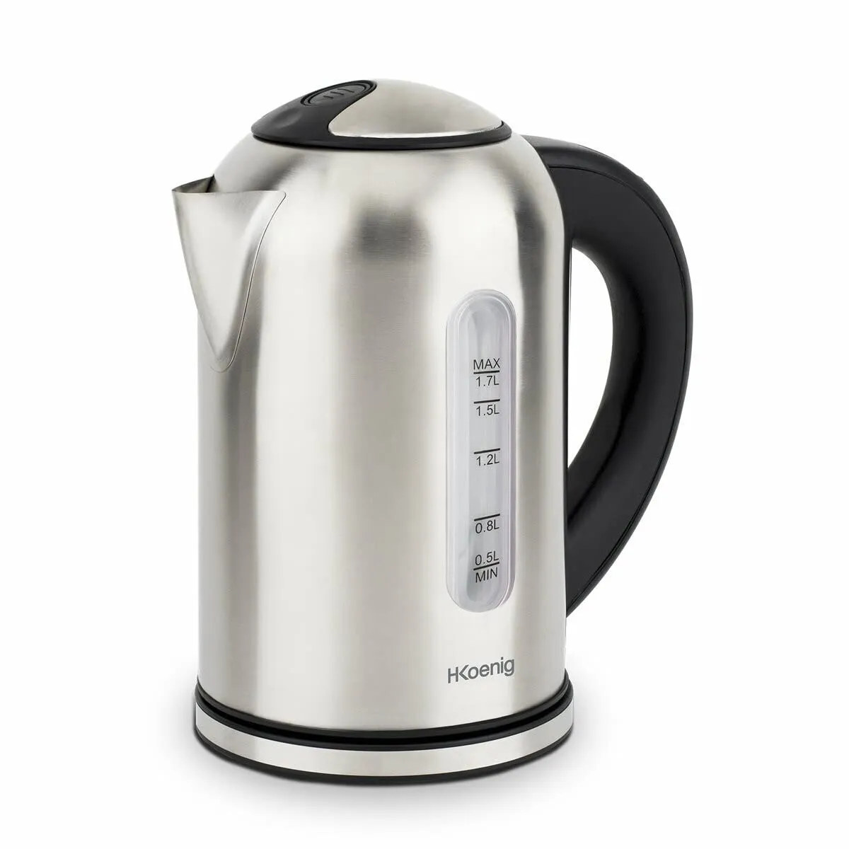 H.Koenig Bollitore 1,7L 40-100°C 2200W Argento