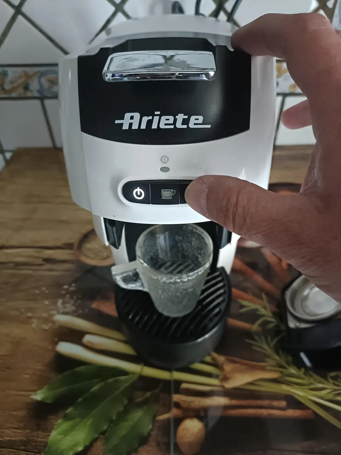 Ariete 1301 macchina cialde ESE bianca macinato