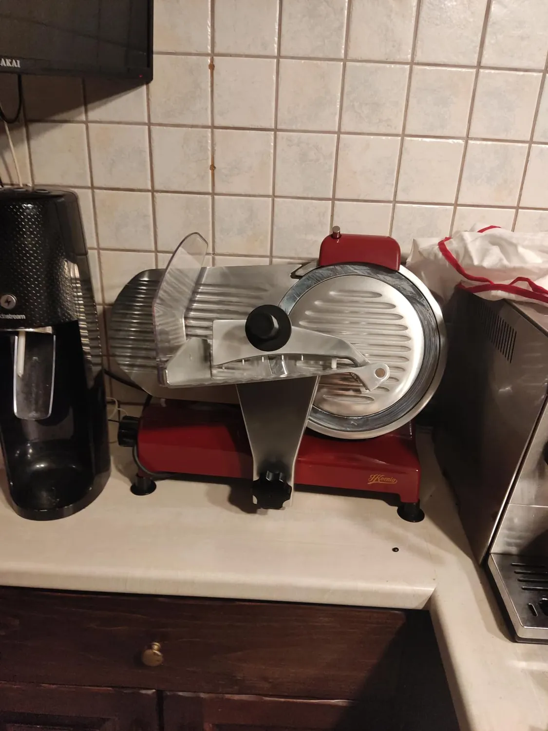 H.Koenig MSX254 Affettatrice 25cm Spessore 0-12mm