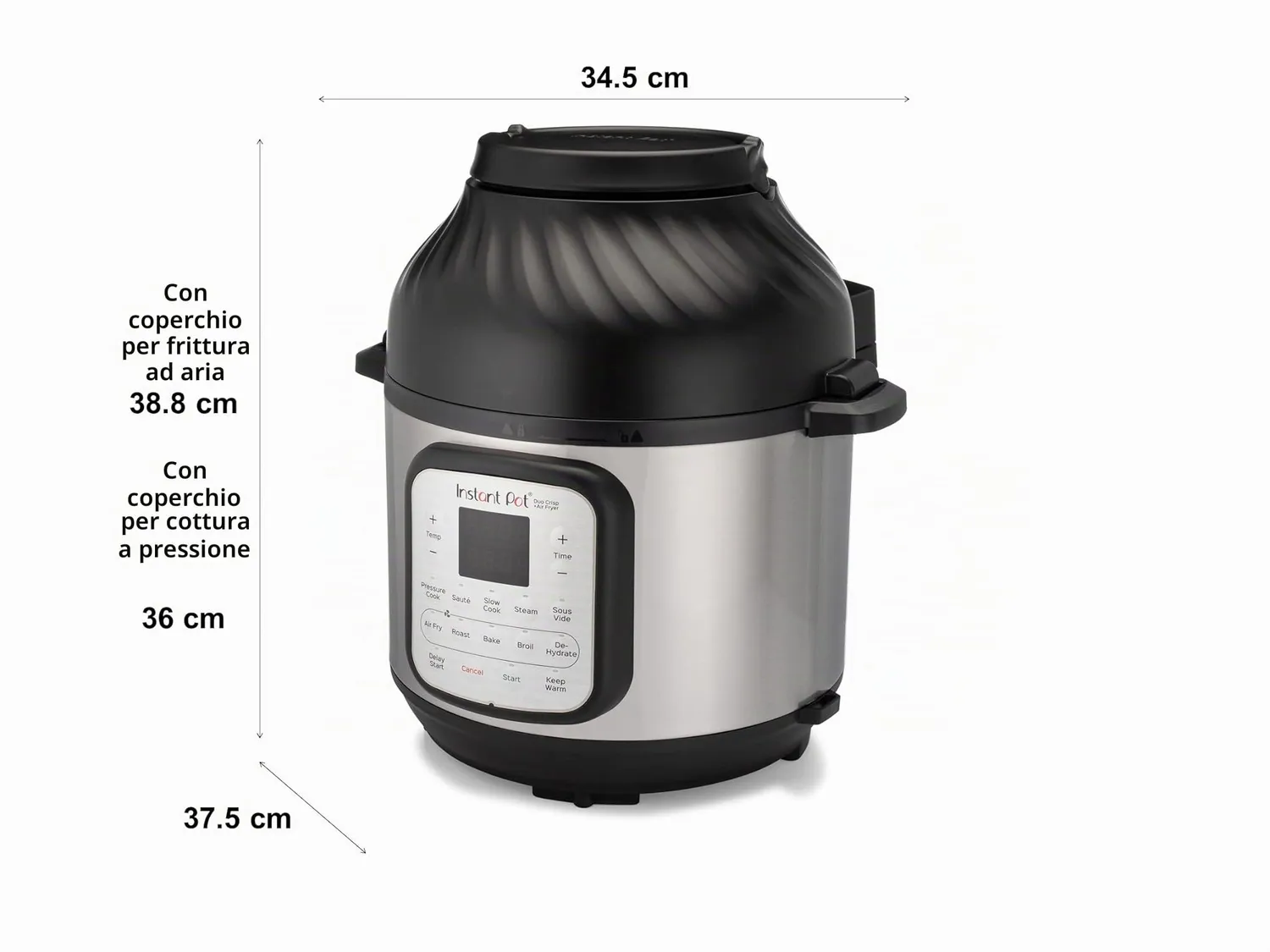 Instant Duo Crisp 8L multicooker friggitrice ad aria