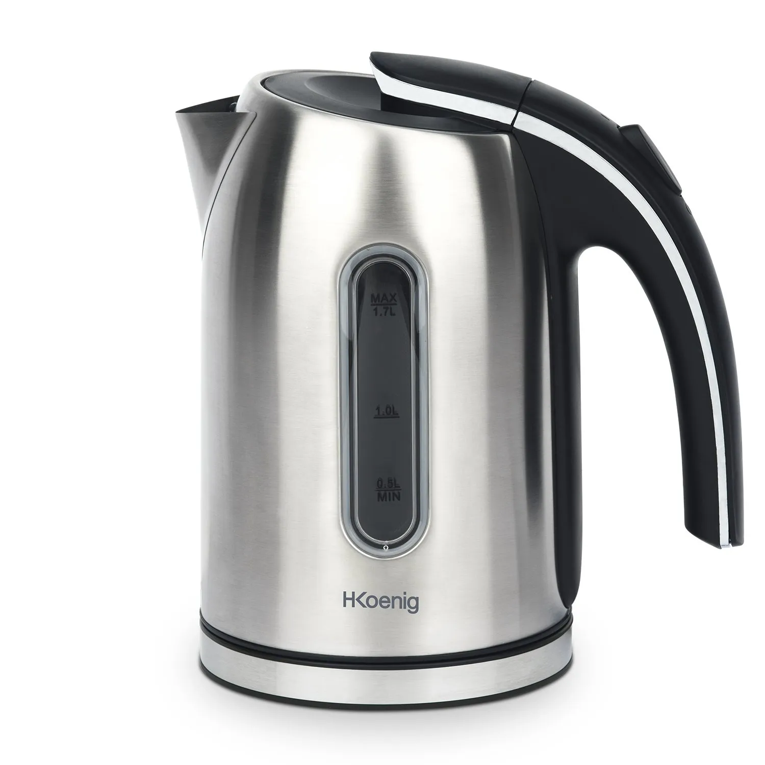 H.Koenig BO12 bollitore elettrico 1,2 L vetro 1630 W