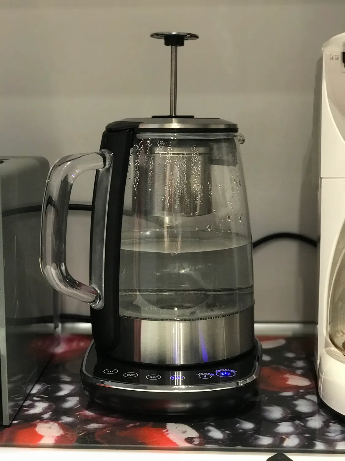 H.Koenig TI600 bollitore vetro 1,5L 70-100°C