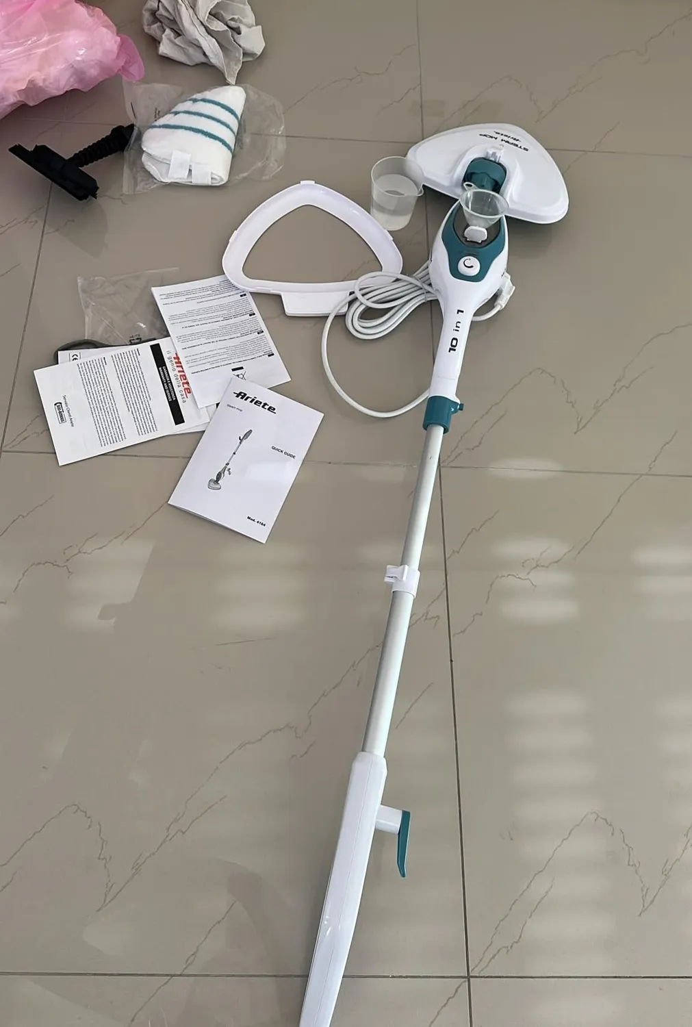 Ariete Steam Mop 4164 10in1 scopa a vapore 1500 W