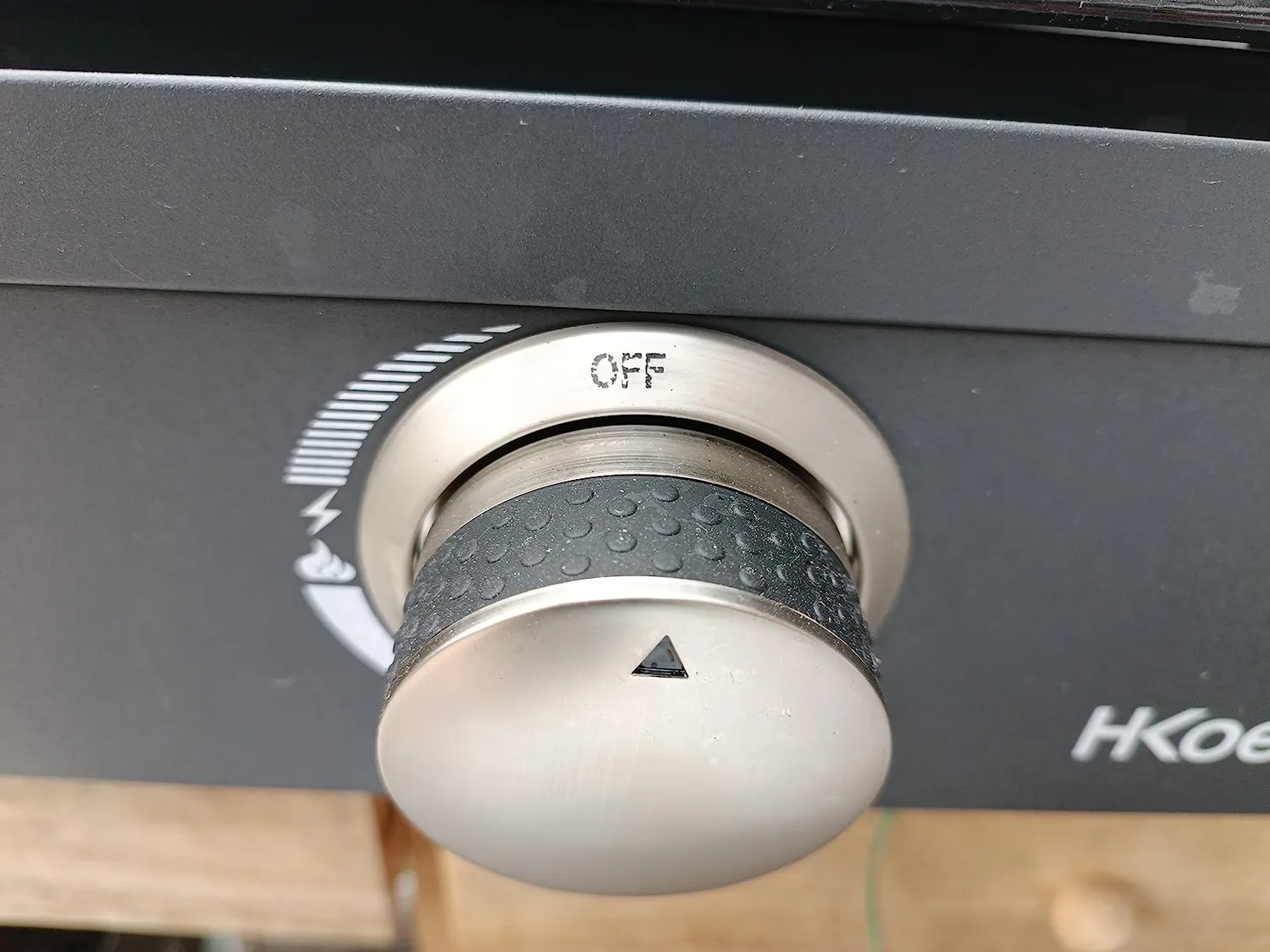 Koenig PLX1022 plancha a gas 2 fuochi nera 350°