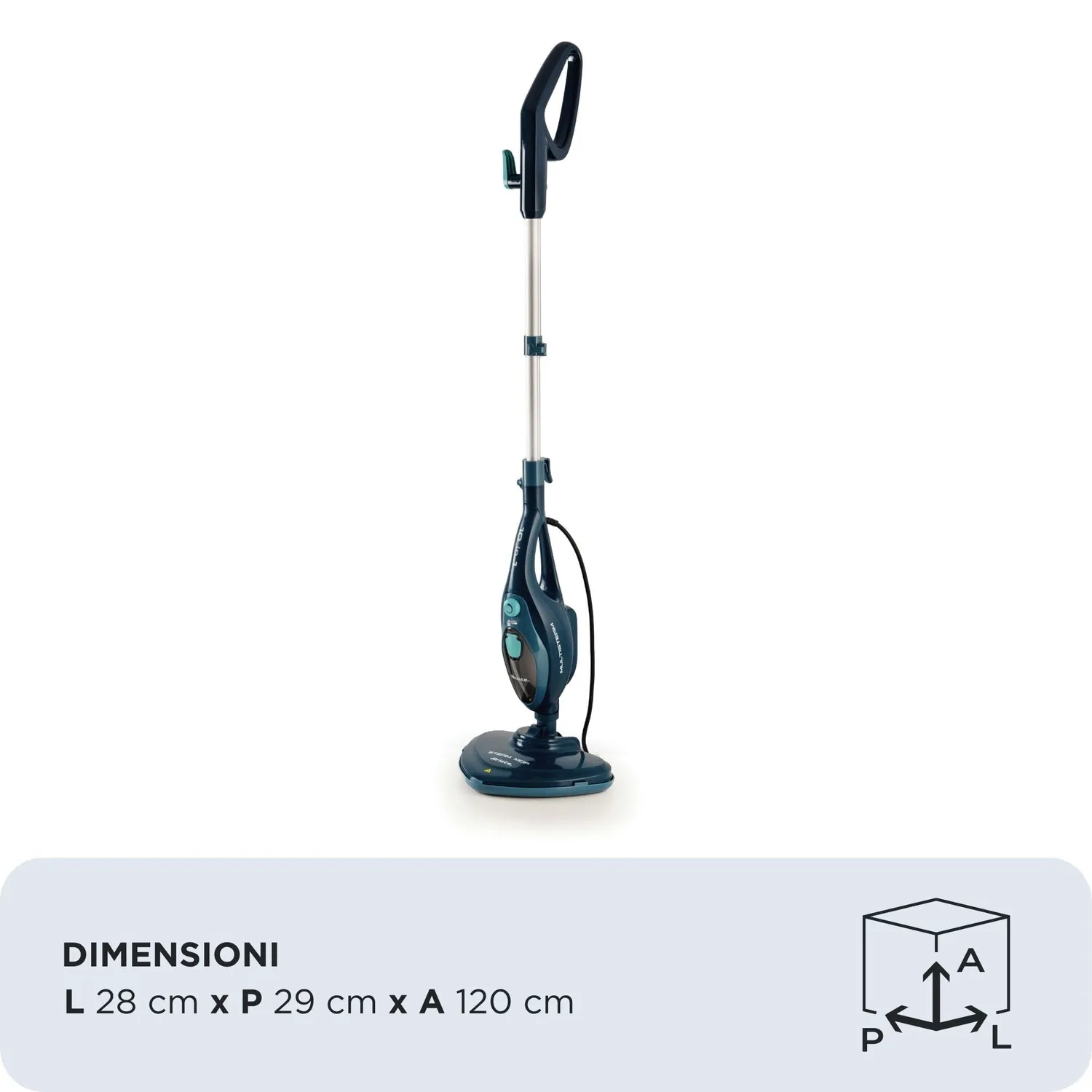 Ariete 4164 Steam Mop 10 in 1 scopa vapore blu