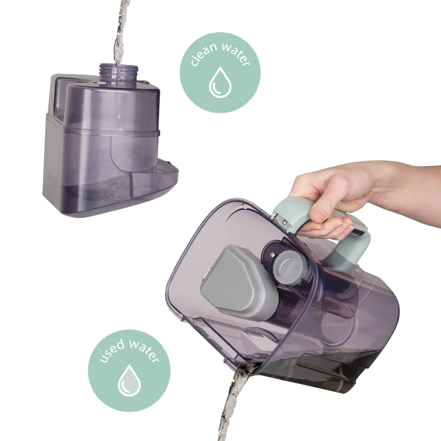 H.Koenig TWT77 Pulitore Tessuti 1,4L 650W Bianco