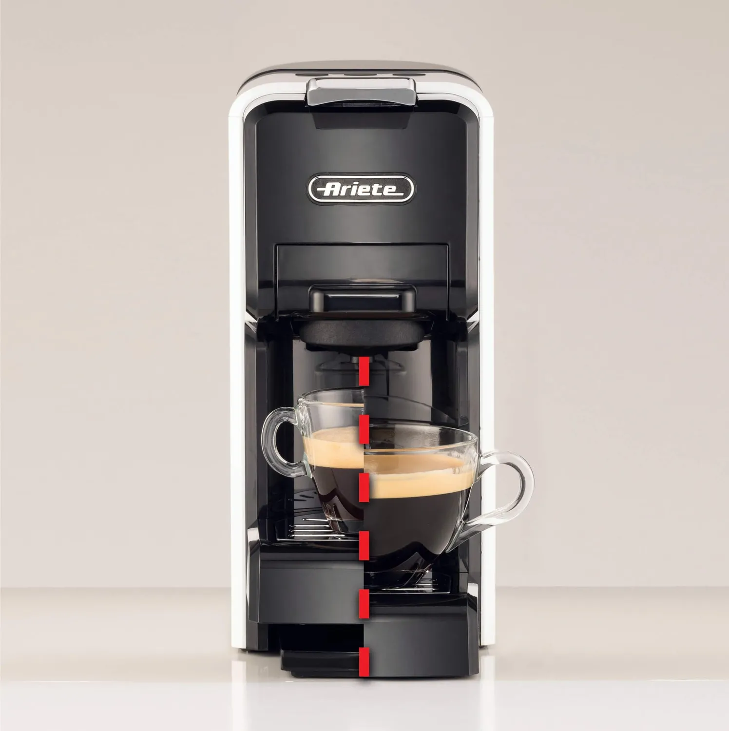 Ariete 1304/00 Macchina Caffè Bianca Multicapsule e Polvere
