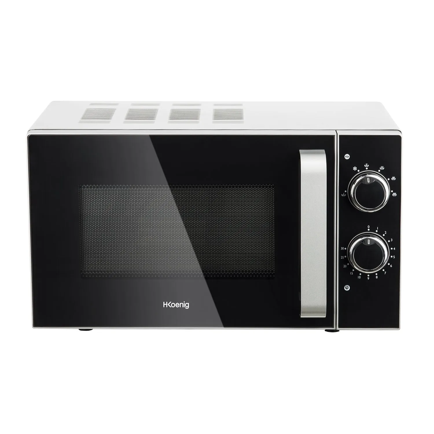 H.Koenig VIO2 Microonde 20L 8 Programmi Nero Specchio