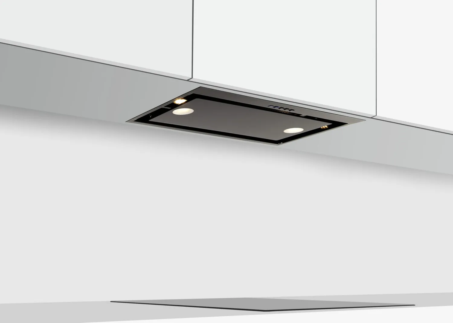 Akpo Neva Glass WK-12 cappa sottopensile 60 cm vetro