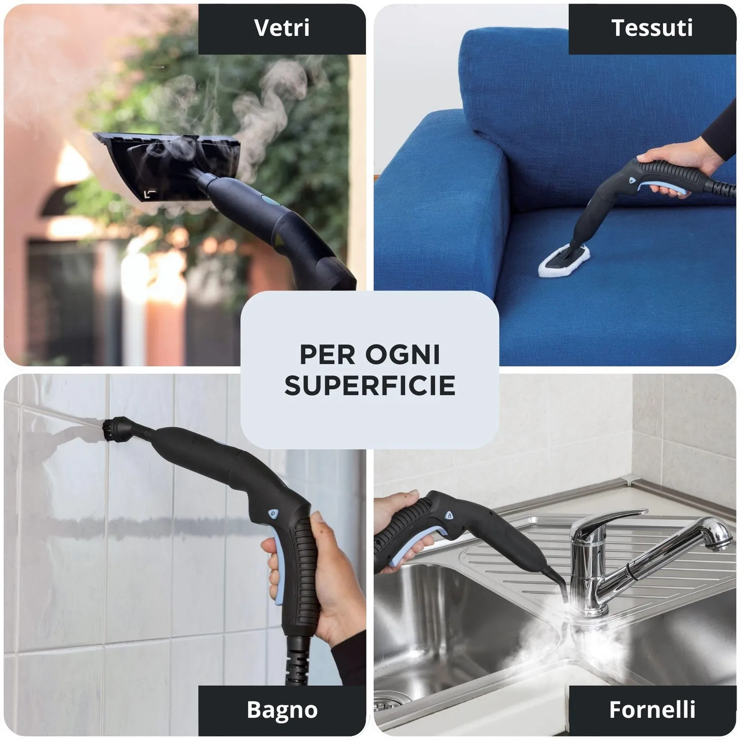 Ariete XVapor Comfort 4145 pulitore a vapore 5 bar