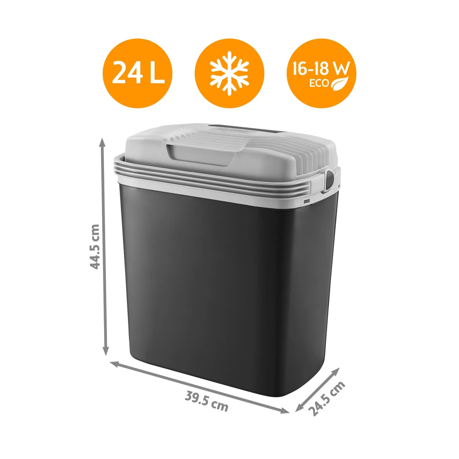 First Austria TZS 24L Frigo Portatile Nero Caldo e Freddo