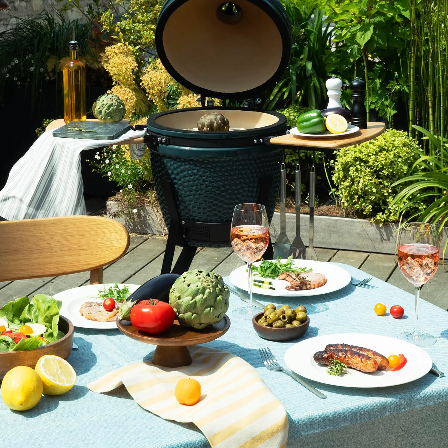 H.Koenig Yoko18 barbecue Kamado 46 cm ceramica 39 cm griglia