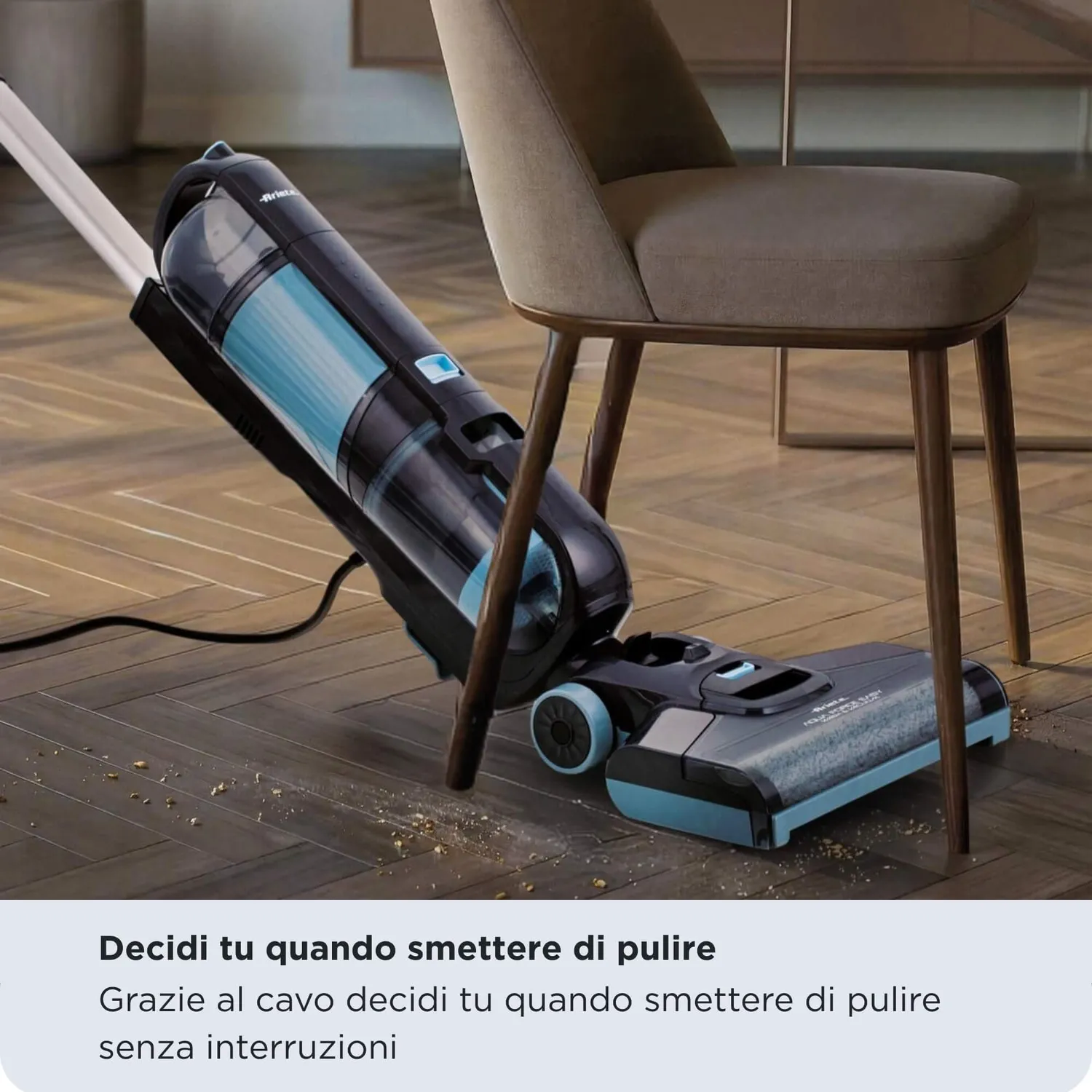 Ariete Aquaforce 2487 Lavapavimenti con Filo 600W
