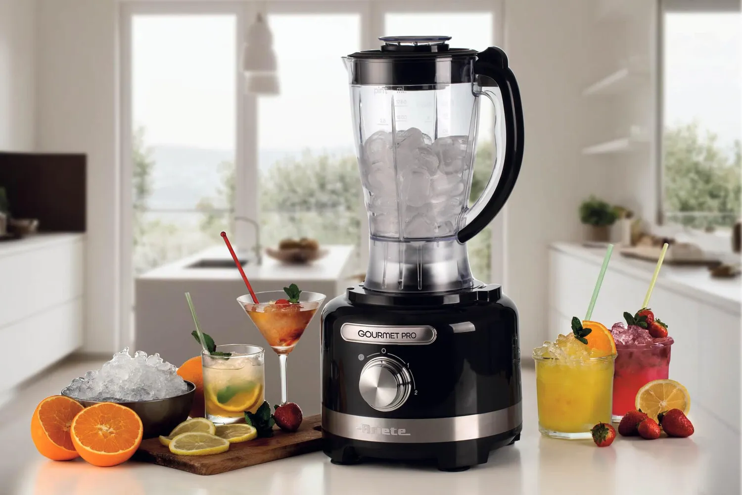 Ariete 1782 Gourmet Pro Robot Cucina 3L+2L Nero 1000W