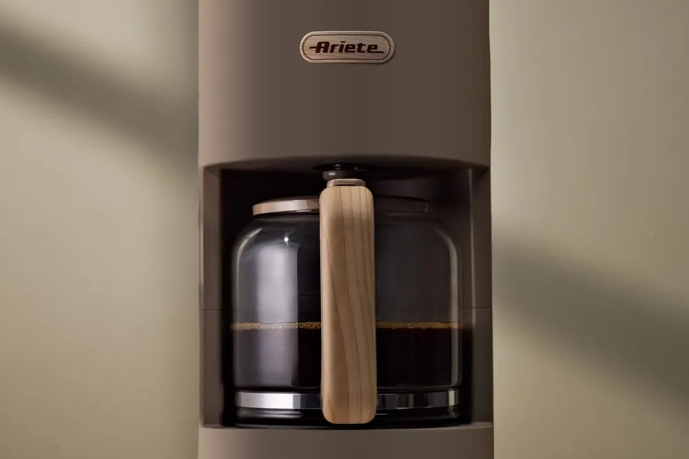 Ariete Breakfast Wood 1394 Macchina Caffè Americano Tortora 12 Tazze
