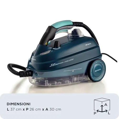 Ariete XVapor Deluxe 4146 pulitore a vapore 5 bar blu