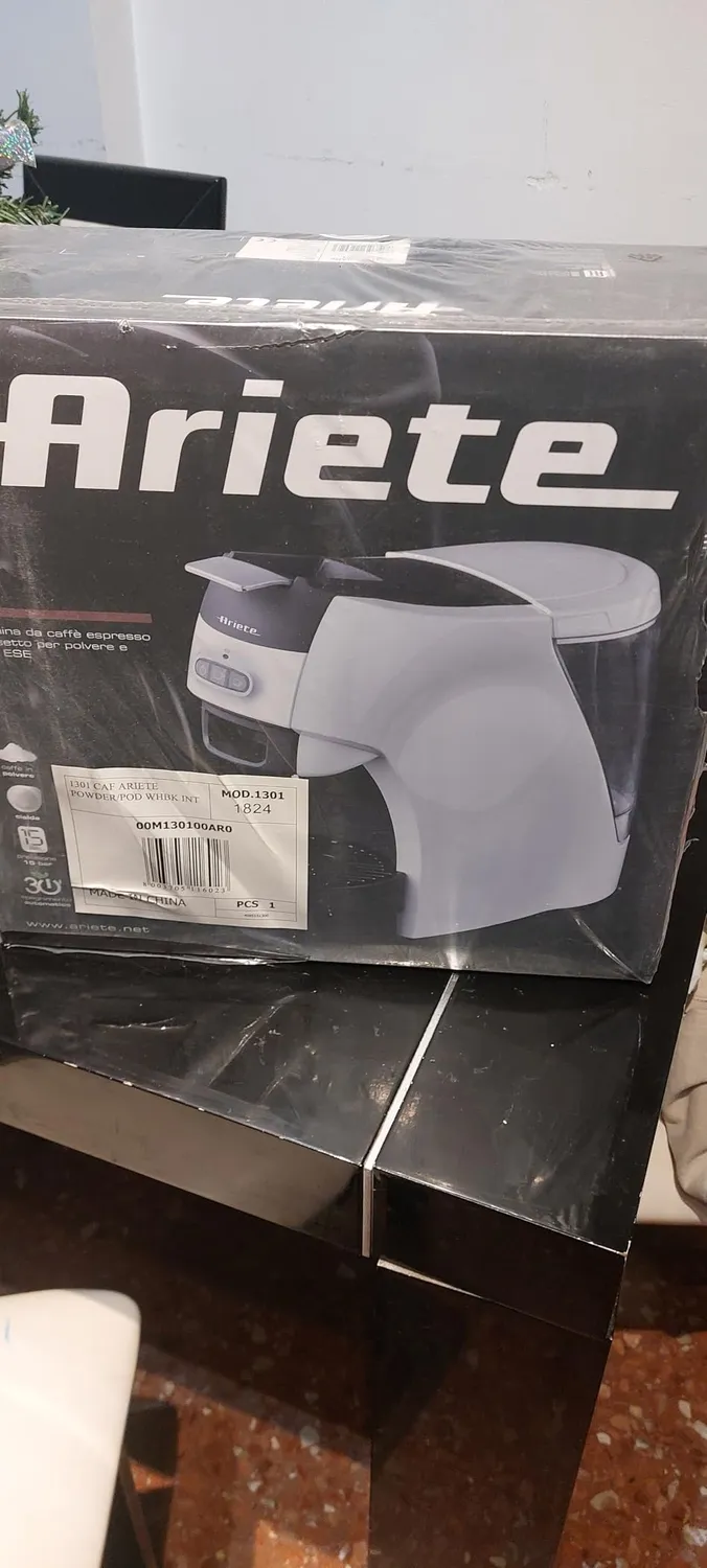 Ariete 1301 macchina cialde ESE bianca macinato