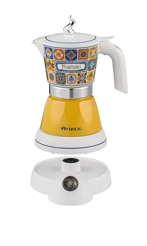 Ariete Moka Aroma Positano 1358/1P moka elettrica gialla 4 tazze