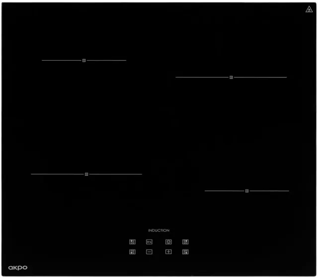 Akpo PIA 6804 piano a induzione nero
