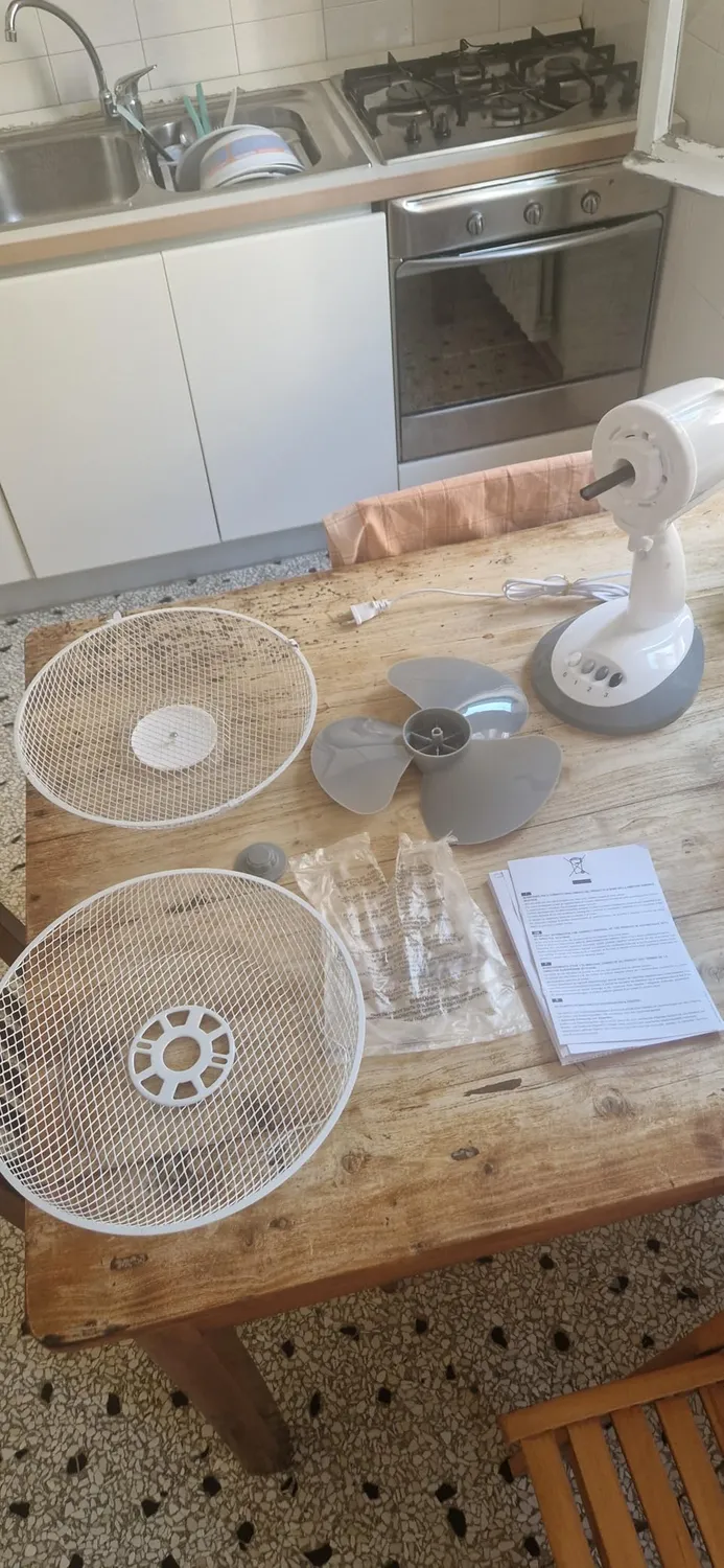 Ariete Freshair 847 Ventilatore da Tavolo Bianco 3 Velocità